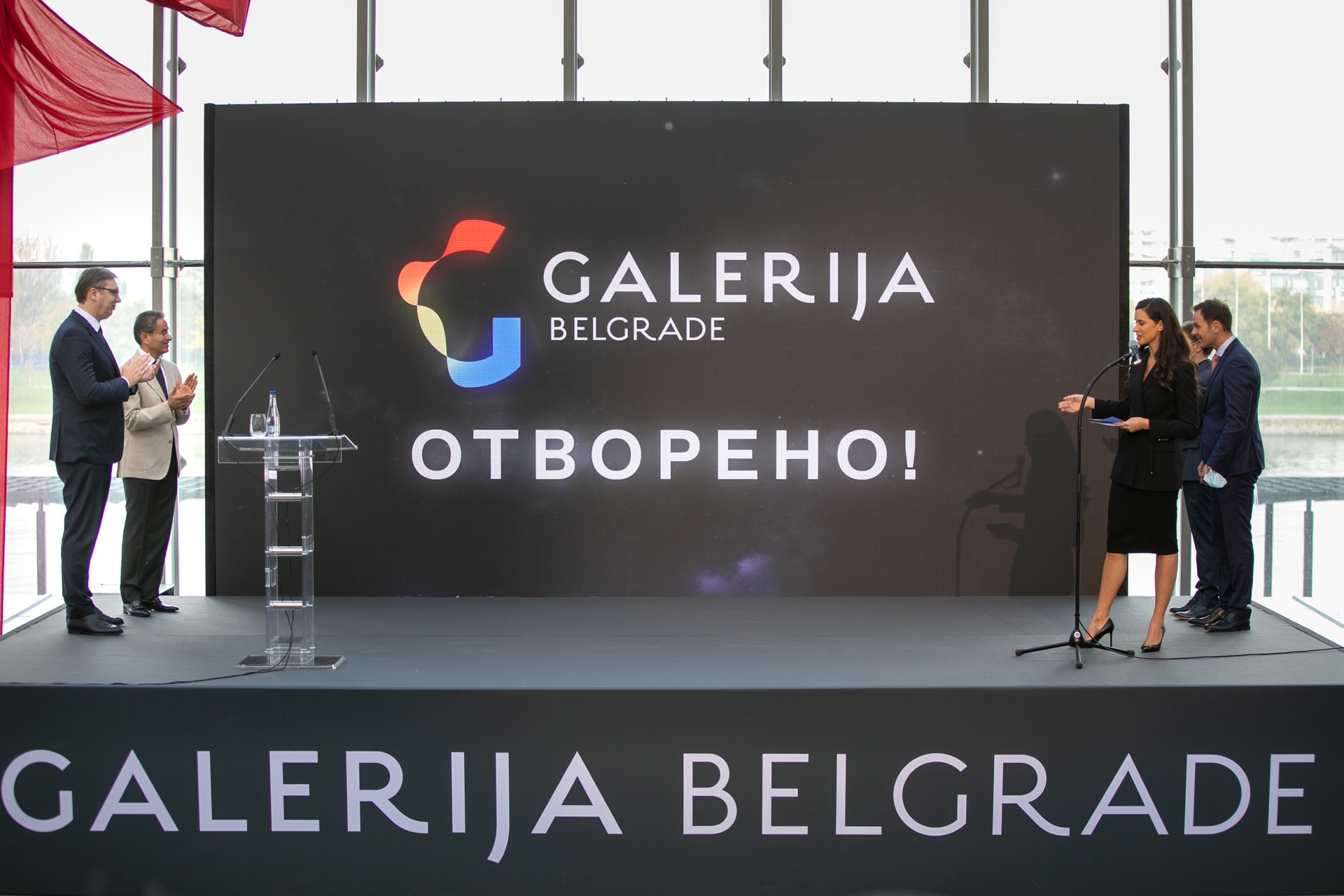 Galerija Belgrade, the biggest shopping mall in the region, has opened its doors