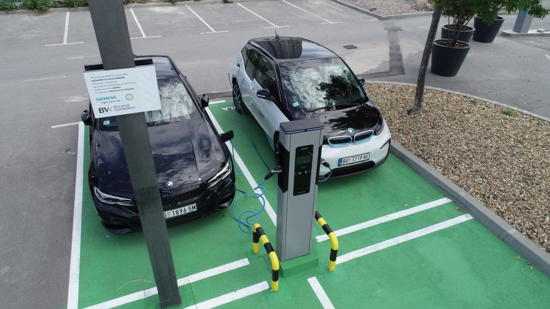 Electric vehicles chargers installed
