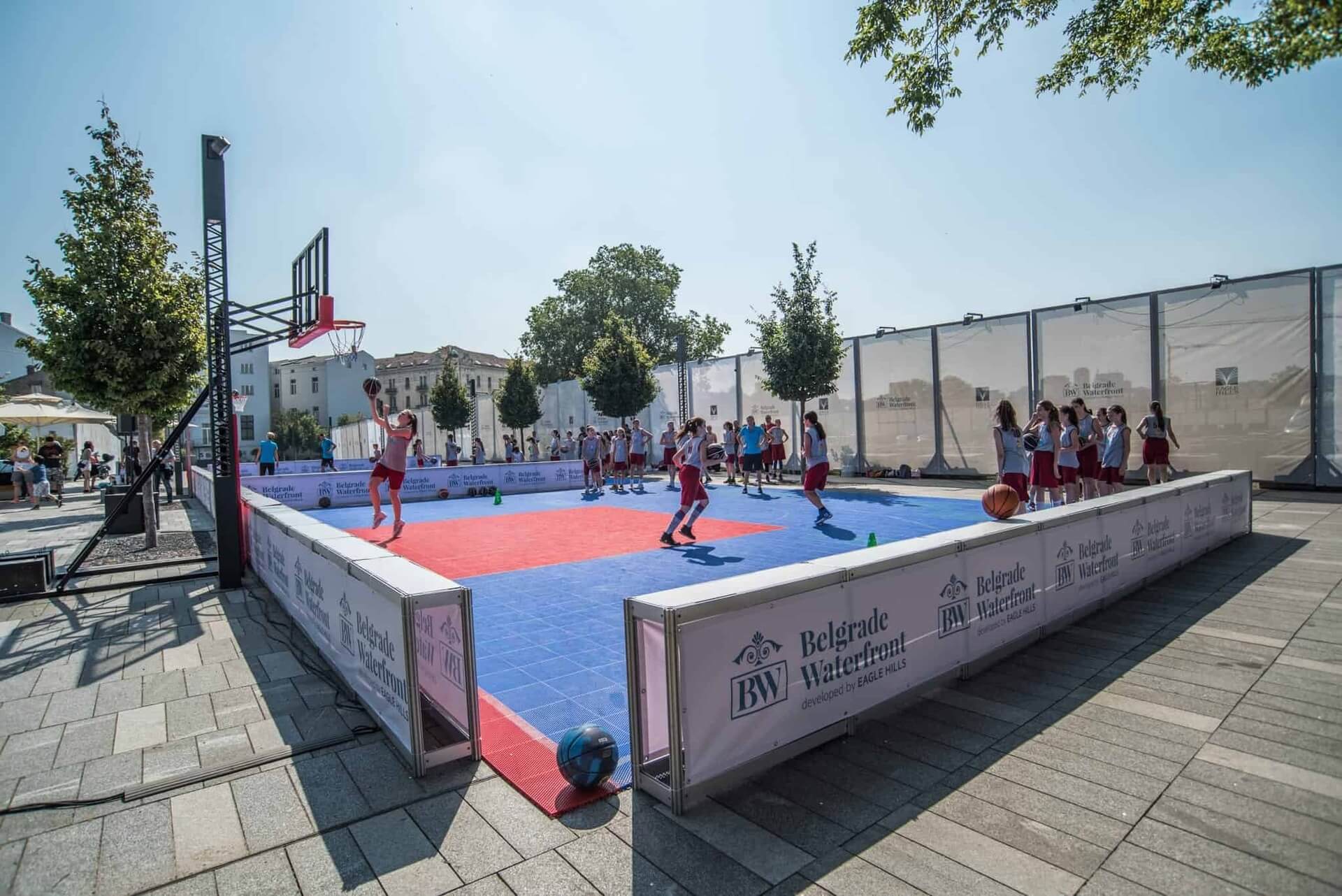 Basketball school at Sava Promenada