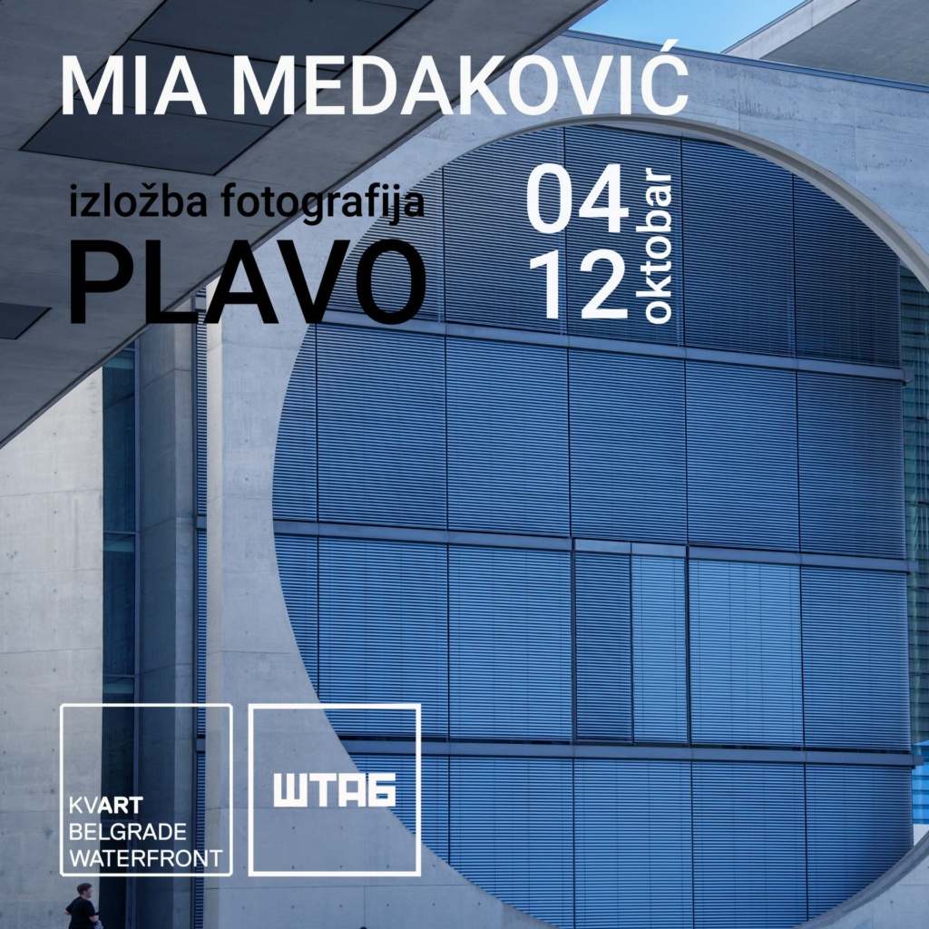 Blue, the third solo exhibition by Mia Medaković, opened in the Štab gallery in the Galerija shopping center. Find similar art events on our website! 