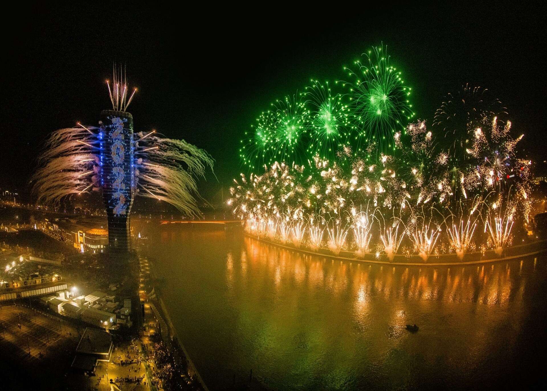 World-class New Year’s spectacle: Laser show, concerts and fireworks from the Kula Belgrade