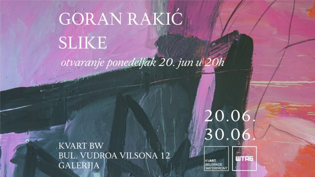 Rakić se predstavlja beogradskoj publici najnovijom serijom slika u kojoj sintetiše svoja dosadašnja iskustva – od crteža, monohromije, kolorita.